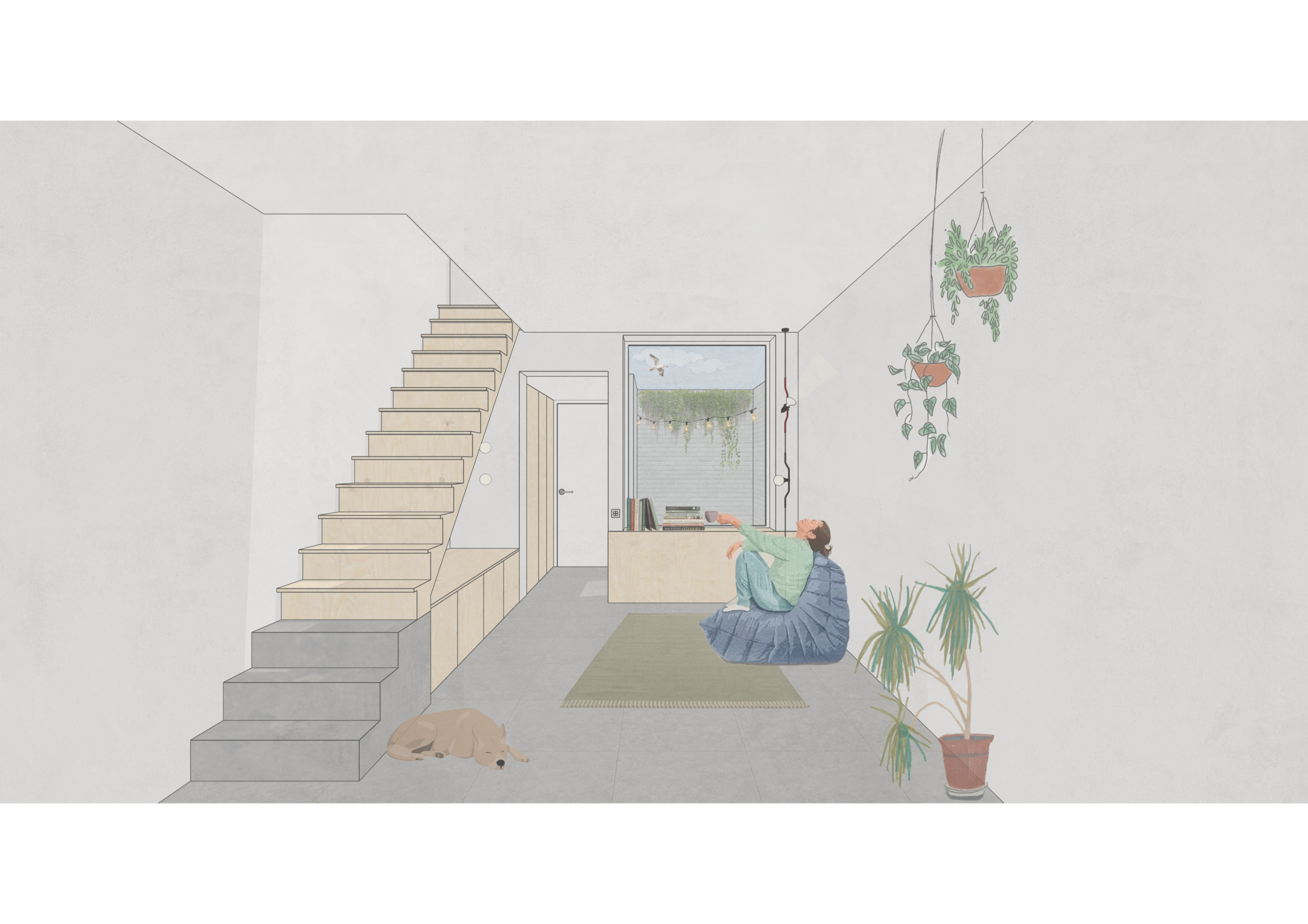 Beeld woonkamer